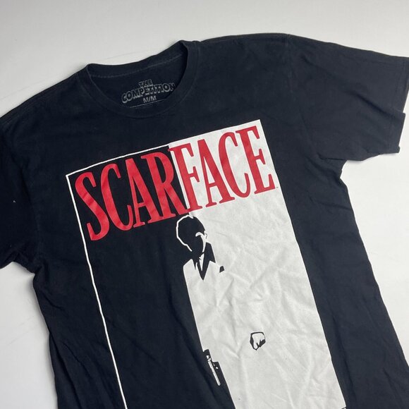 Scarface Shirt Mens M Black Movie Print Graphic Short Sleeve - Picture 2 of 10